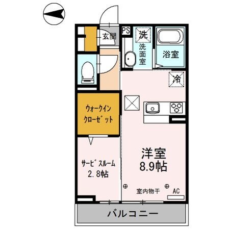 グランノール渚　W棟の物件間取画像